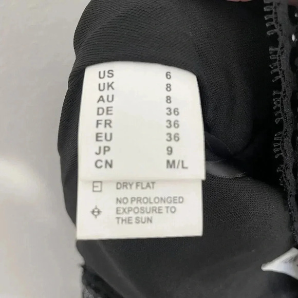 Kate Kasin Sequin Formal Cocktail Party Evening Maxi Dress Black Size 6 - Picture 7 of 13